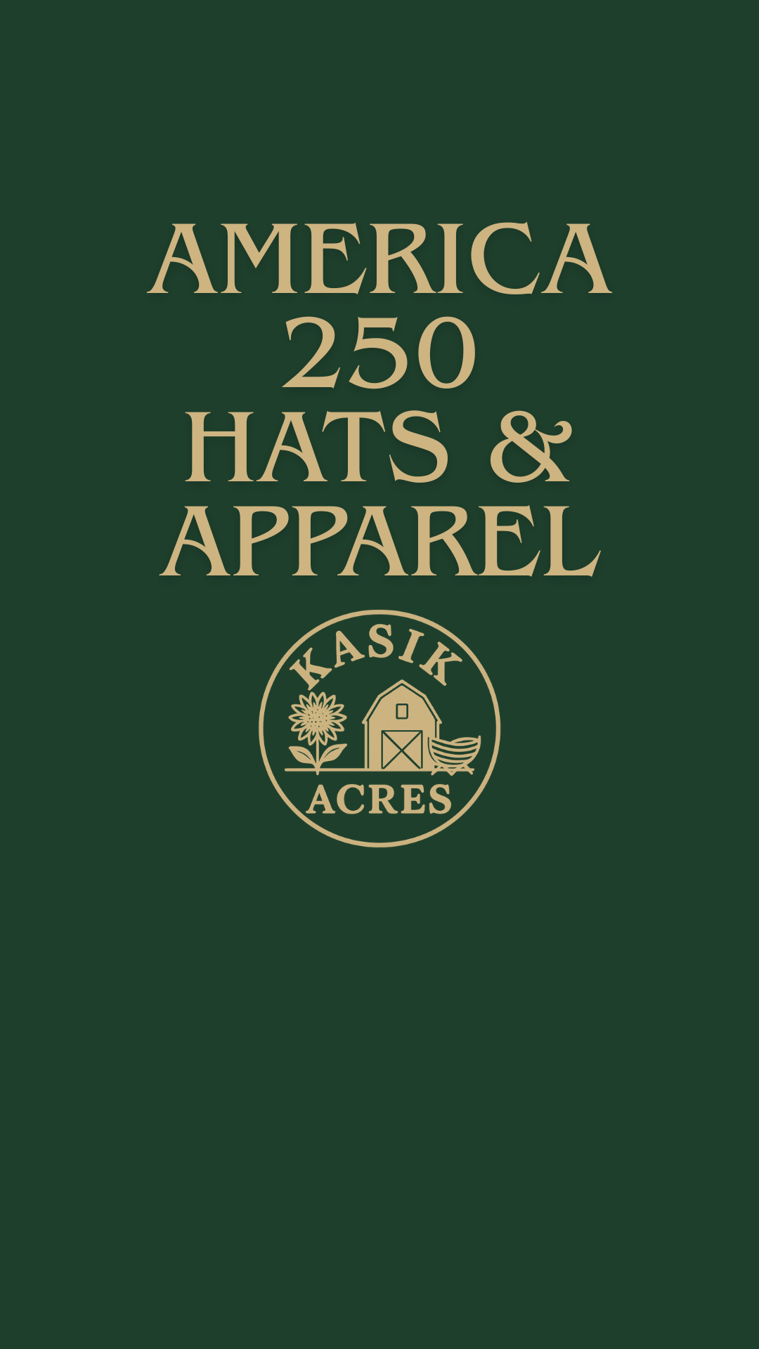 America 250 Hats & Apparel