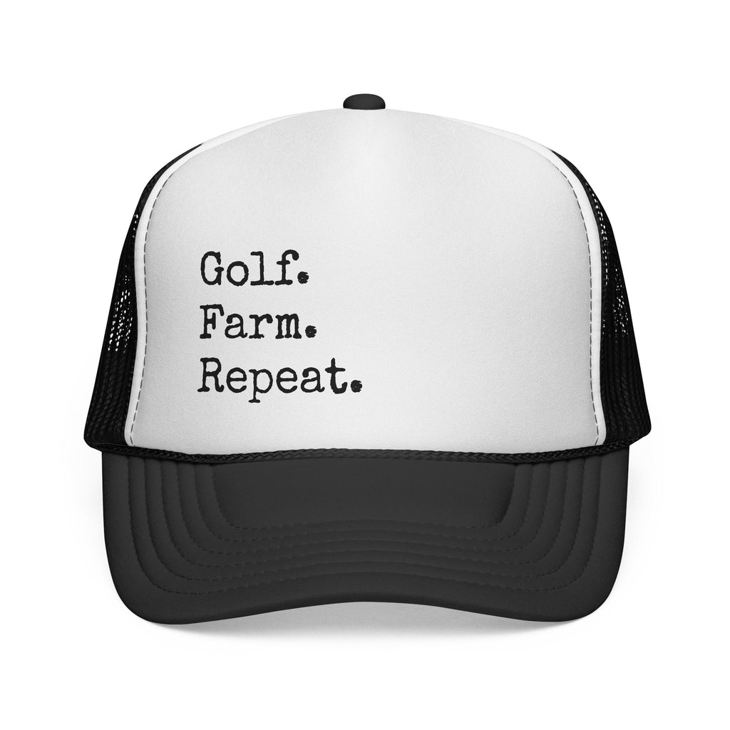 Golf. Farm. Repeat. Trucker Cap