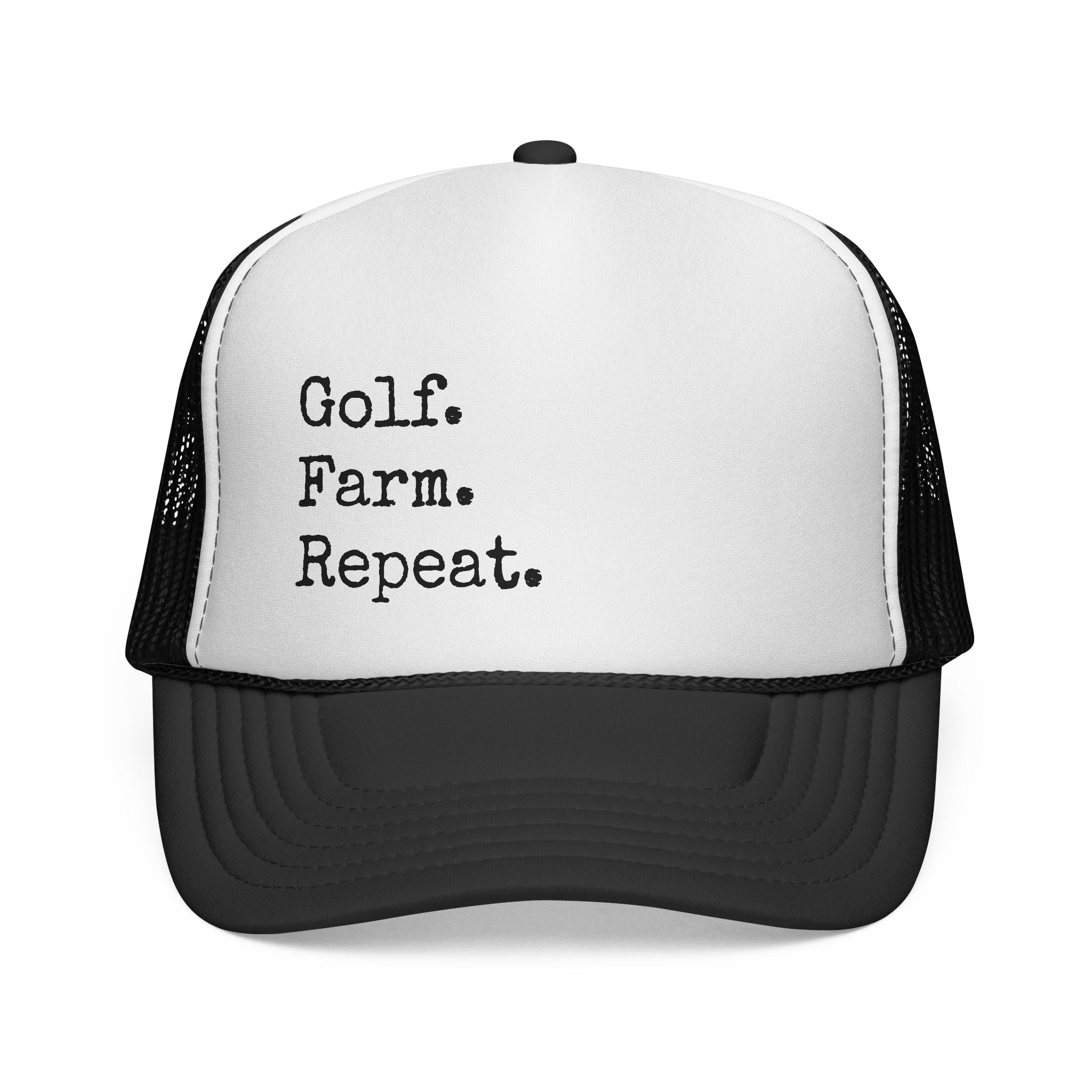 Golf. Farm. Repeat. Trucker Cap