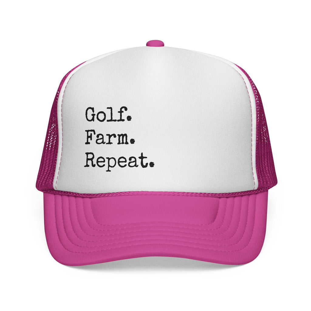 Golf. Farm. Repeat. Trucker Cap