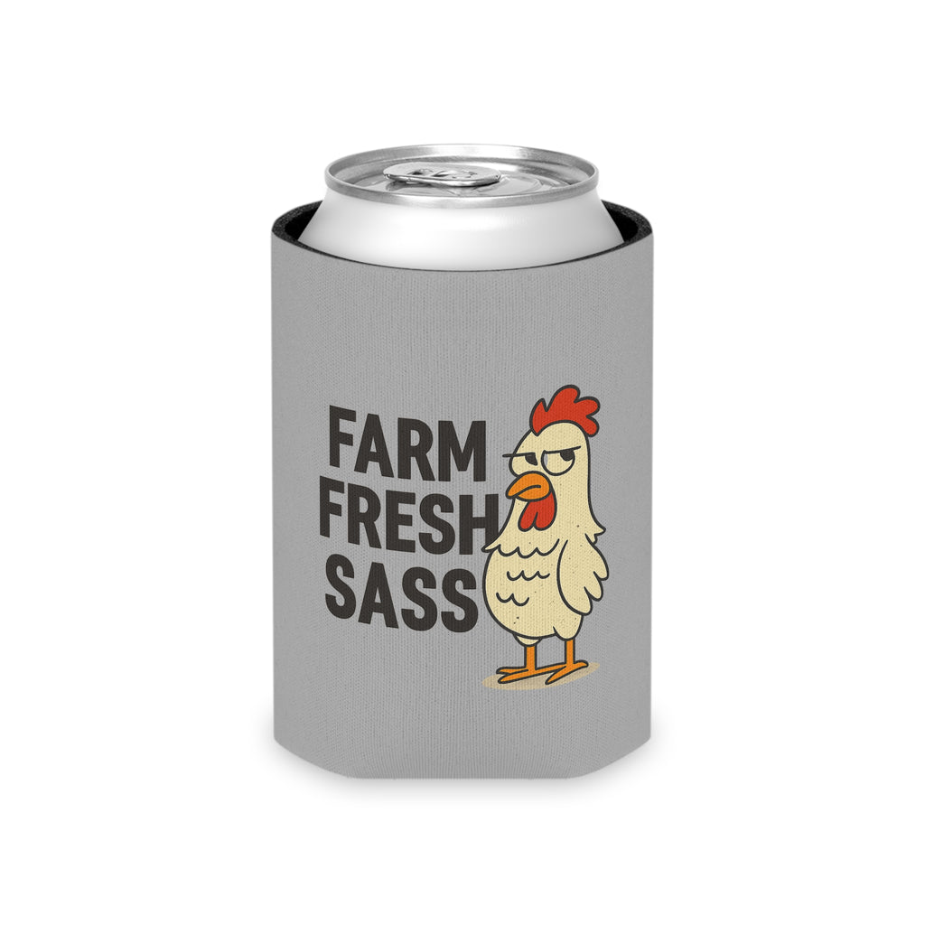 Farm Fresh Sass Drink Can Cooler Koozie