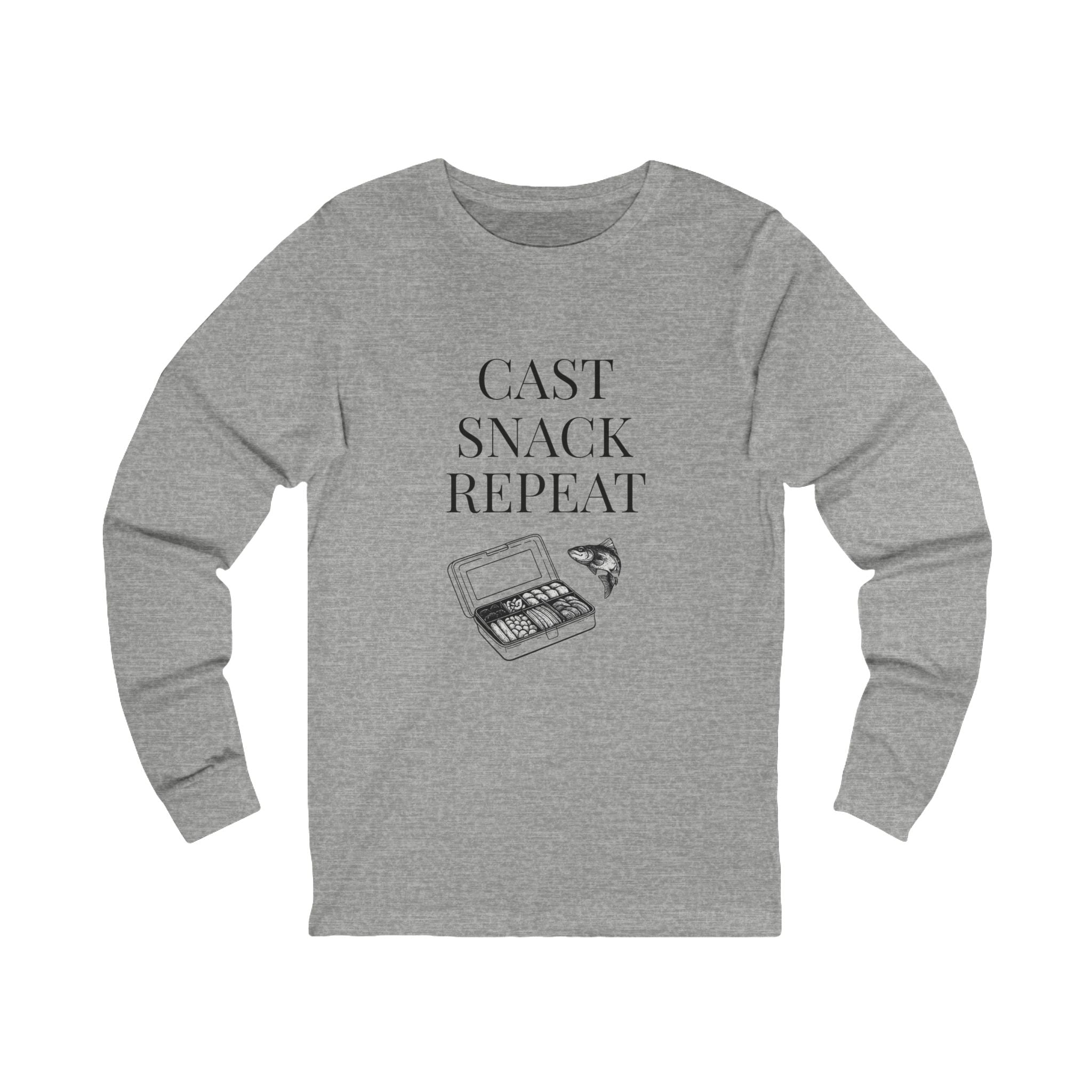 Fishing Snacklebox Long Sleeve T-Shirt